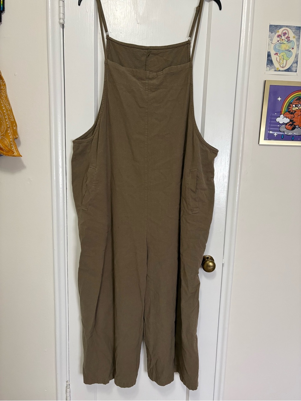 Wide Leg Overalls